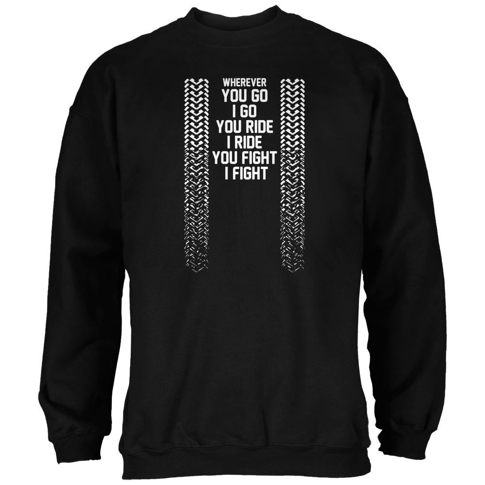 Furious Street Racer Wedding Vows Black Adult Sweatshirt Men's Sweatshirts Old Glory 2XL Black 