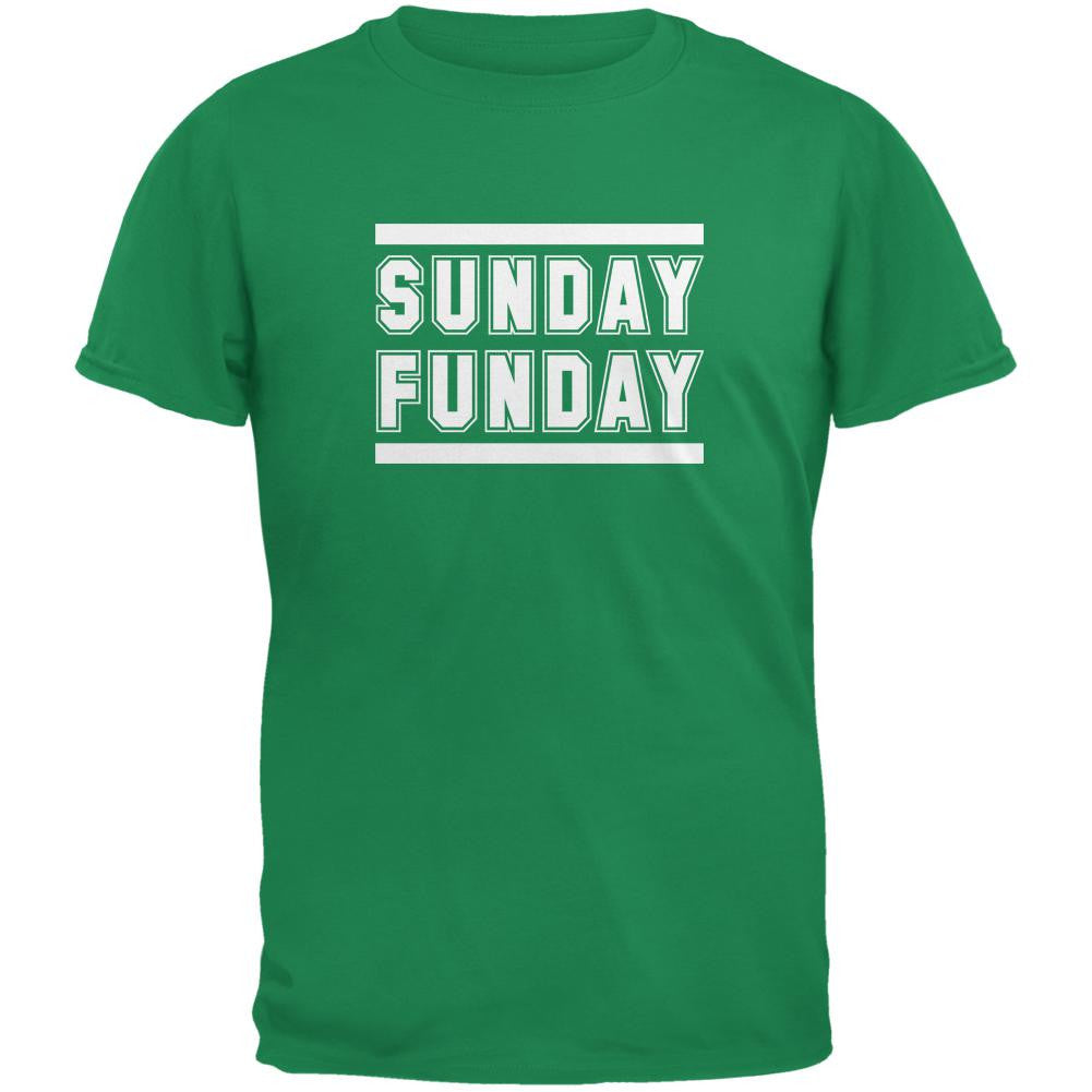 Sunday Funday New York Irish Adult T-Shirt Men's T-Shirts Old Glory 2XL Green 