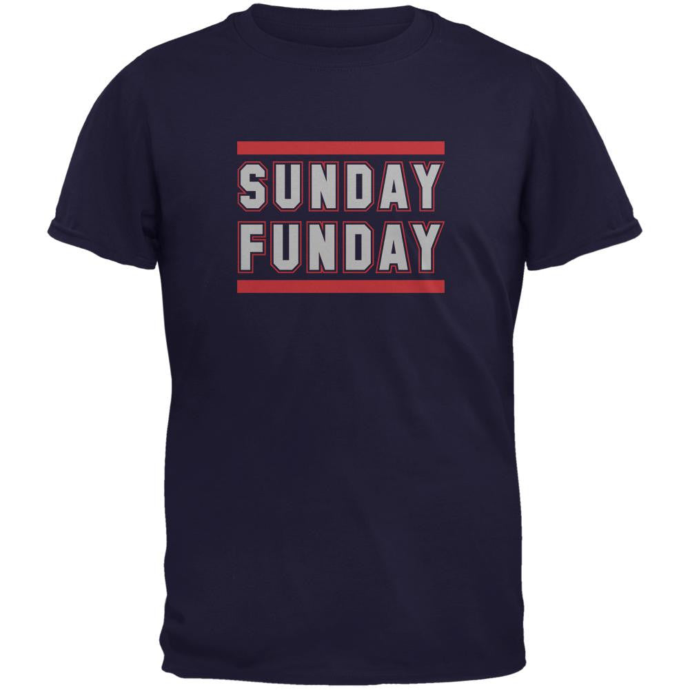 Sunday Funday New York Navy Adult T-Shirt Men's T-Shirts Old Glory 2XL Blue 