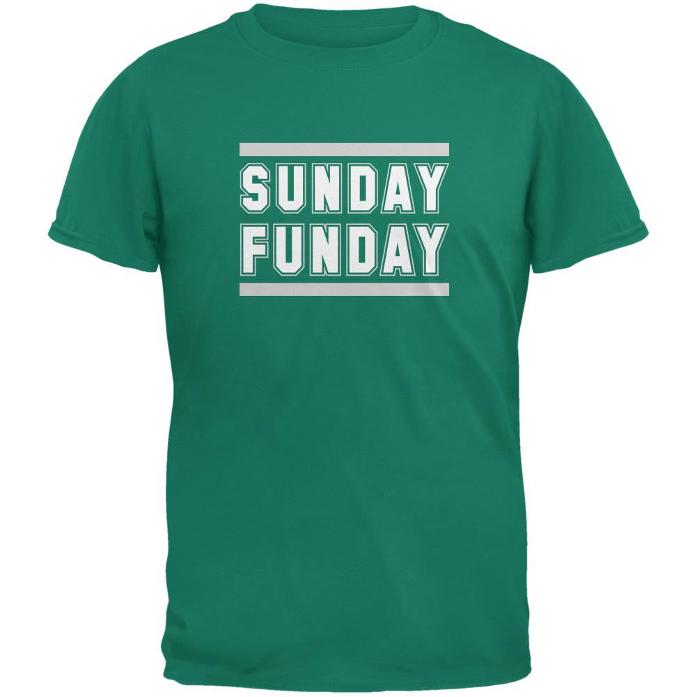 Sunday Funday Philadelphia Jade Green Adult T-Shirt Men's T-Shirts Old Glory 2XL Green 