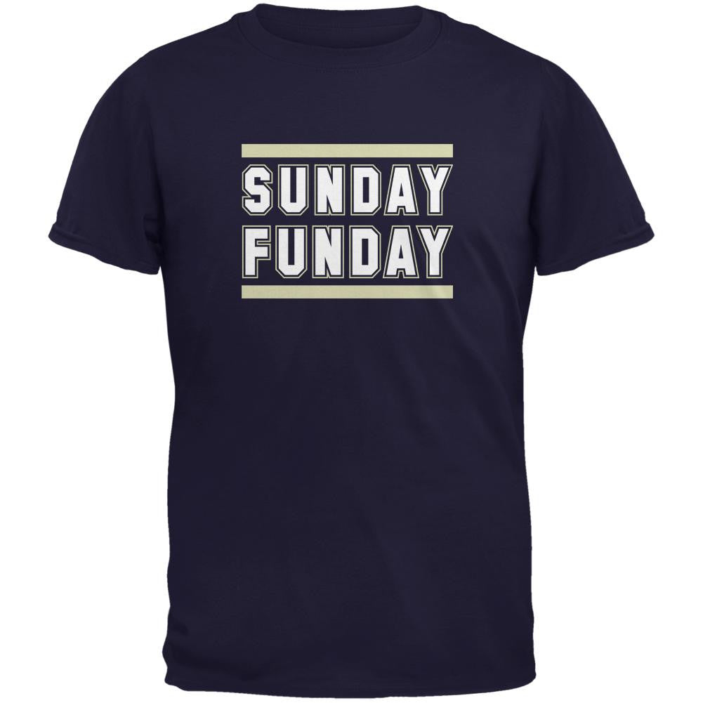 Sunday Funday St Louis Navy Adult T-Shirt Men's T-Shirts Old Glory 2XL Blue 