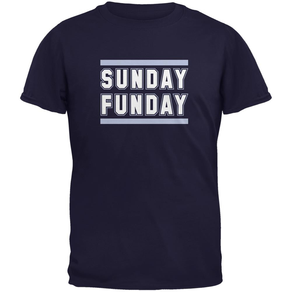 Sunday Funday Tennessee Navy Adult T-Shirt Men's T-Shirts Old Glory 2XL Blue 