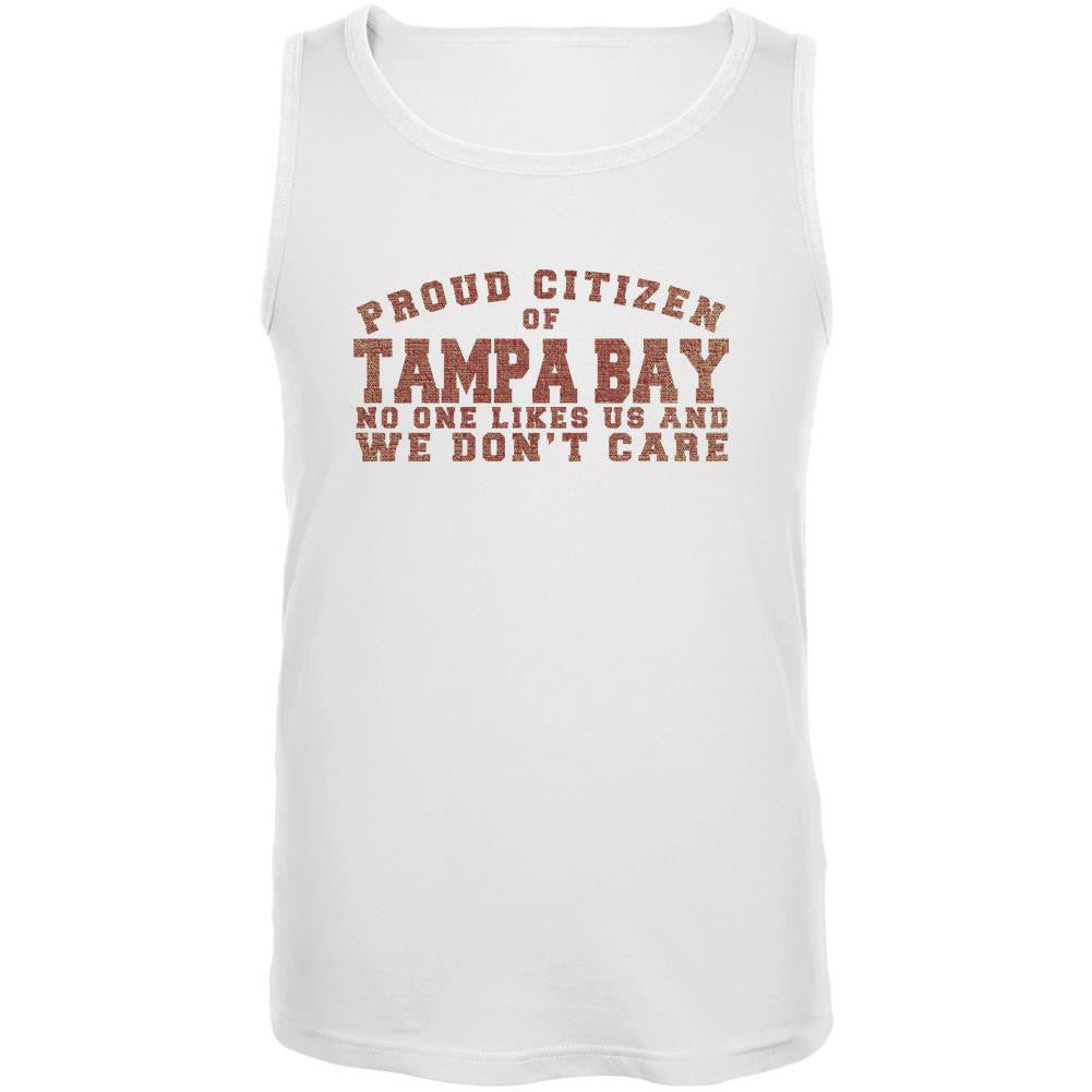 Proud No One Likes Tampa Bay White Adult Tank Top Men's Tank Tops Old Glory 2XL White 
