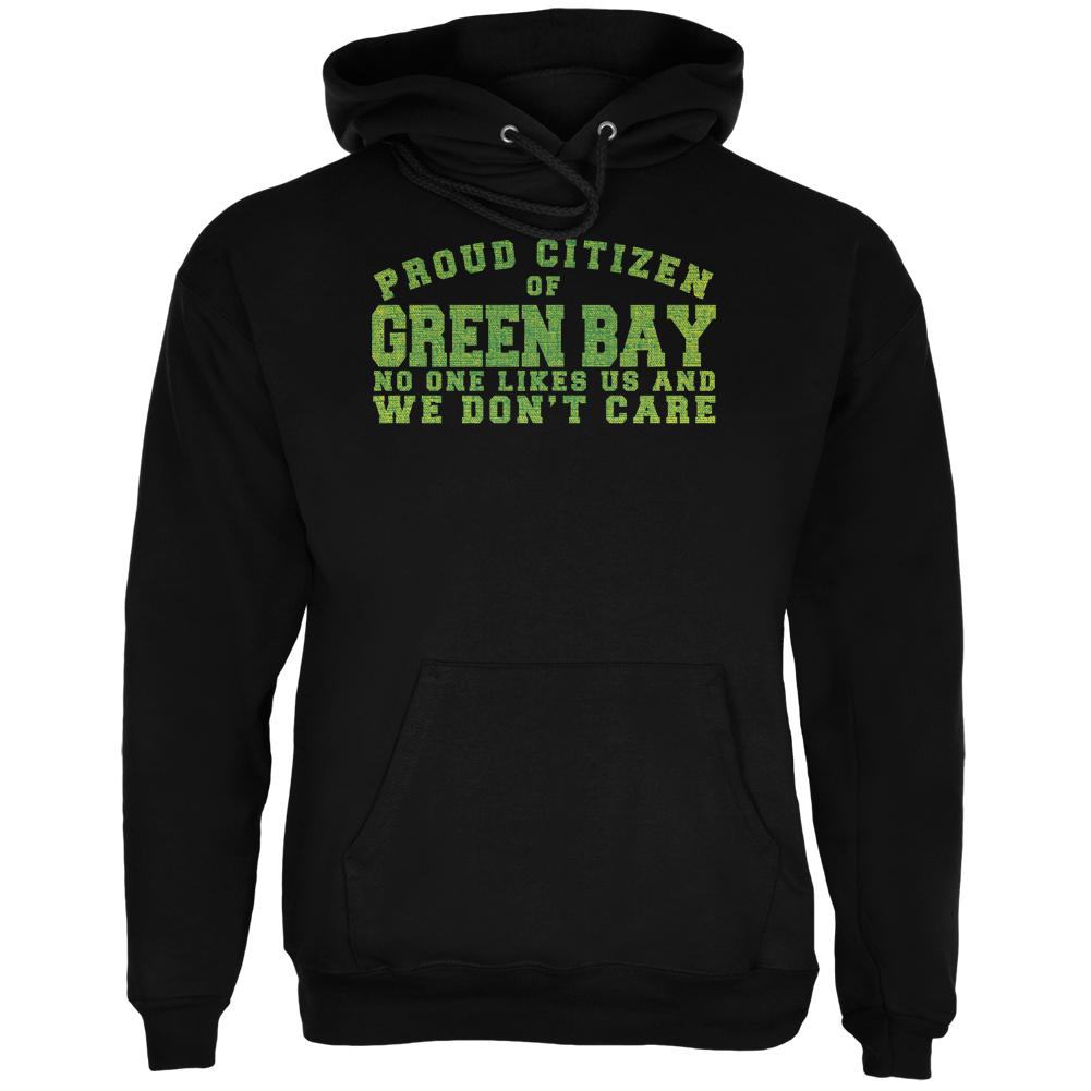 Proud No One Likes Green Bay Black Adult Hoodie Men's Hoodies Old Glory 2XL Black 