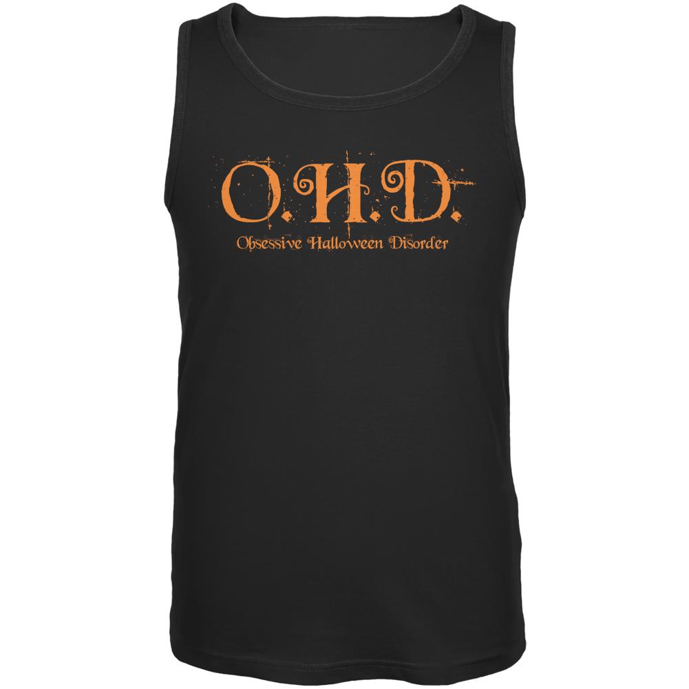 OHD Obsessive Halloween Disorder Black Adult Tank Top Men's Tank Tops Old Glory 2XL Black 