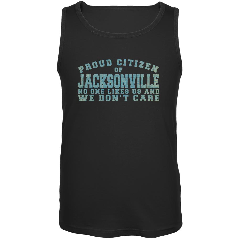 Proud No One Likes Jacksonville Black Adult Tank Top Men's Tank Tops Old Glory 2XL Black 