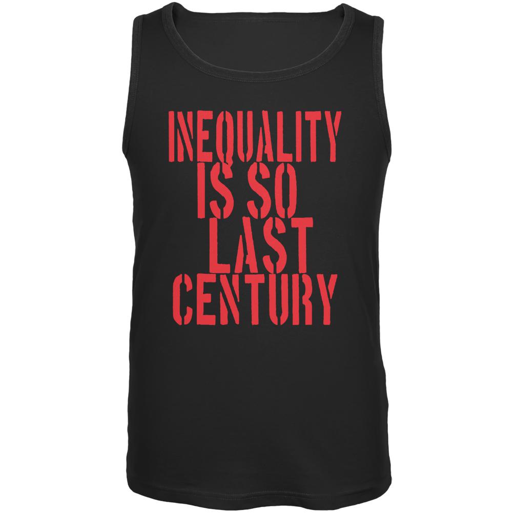 Inequality is so Last Century Black Adult Tank Top Men's Tank Tops Old Glory 2XL Black 