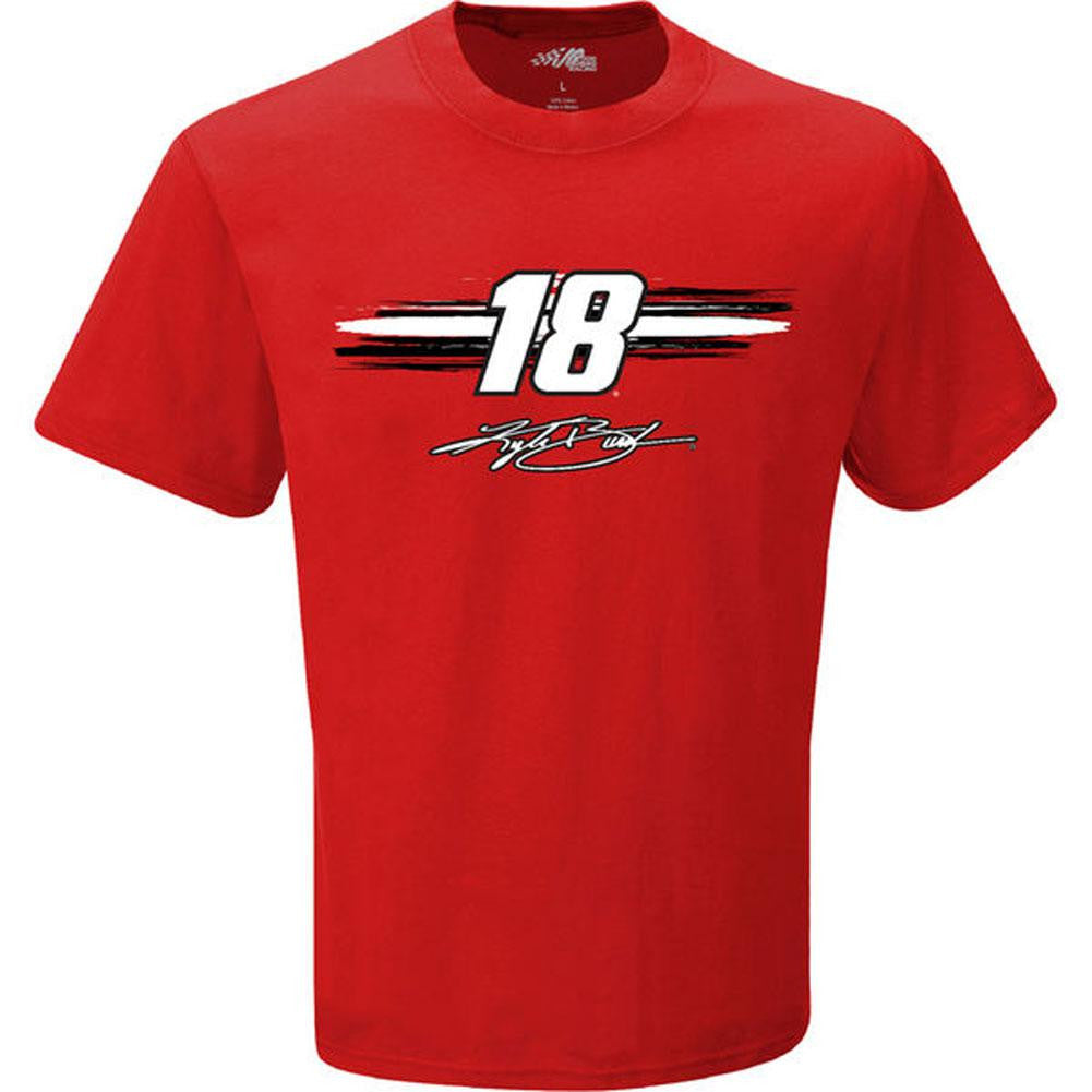 Kyle Busch - 18 Fan Up Adult T-Shirt Men's T-Shirts Kyle Busch MD Red