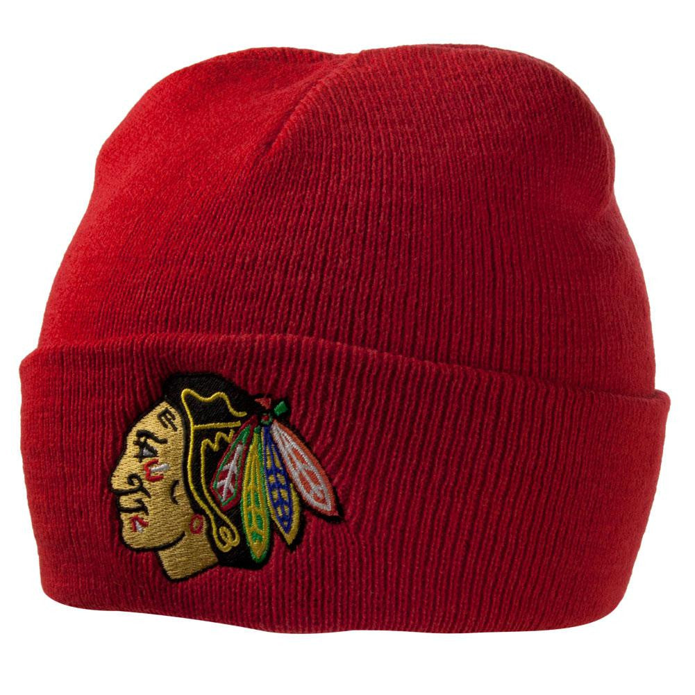 Chicago Blackhawks - Logo Adult Knit Hat Knit Hats Old Glory   