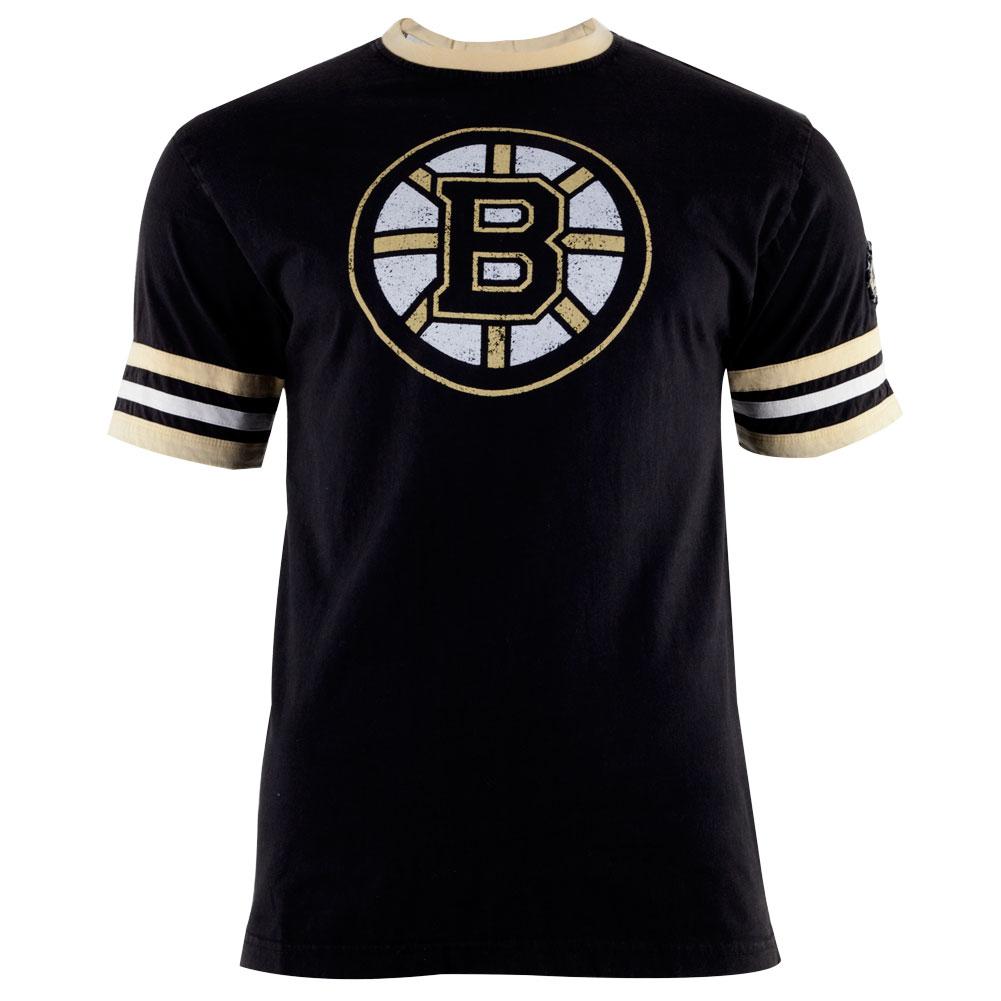 Boston Bruins - Circle B Logo Remote Control Black Adult Jersey T-Shirt Men's T-Shirts Boston Bruins 2XL Black 