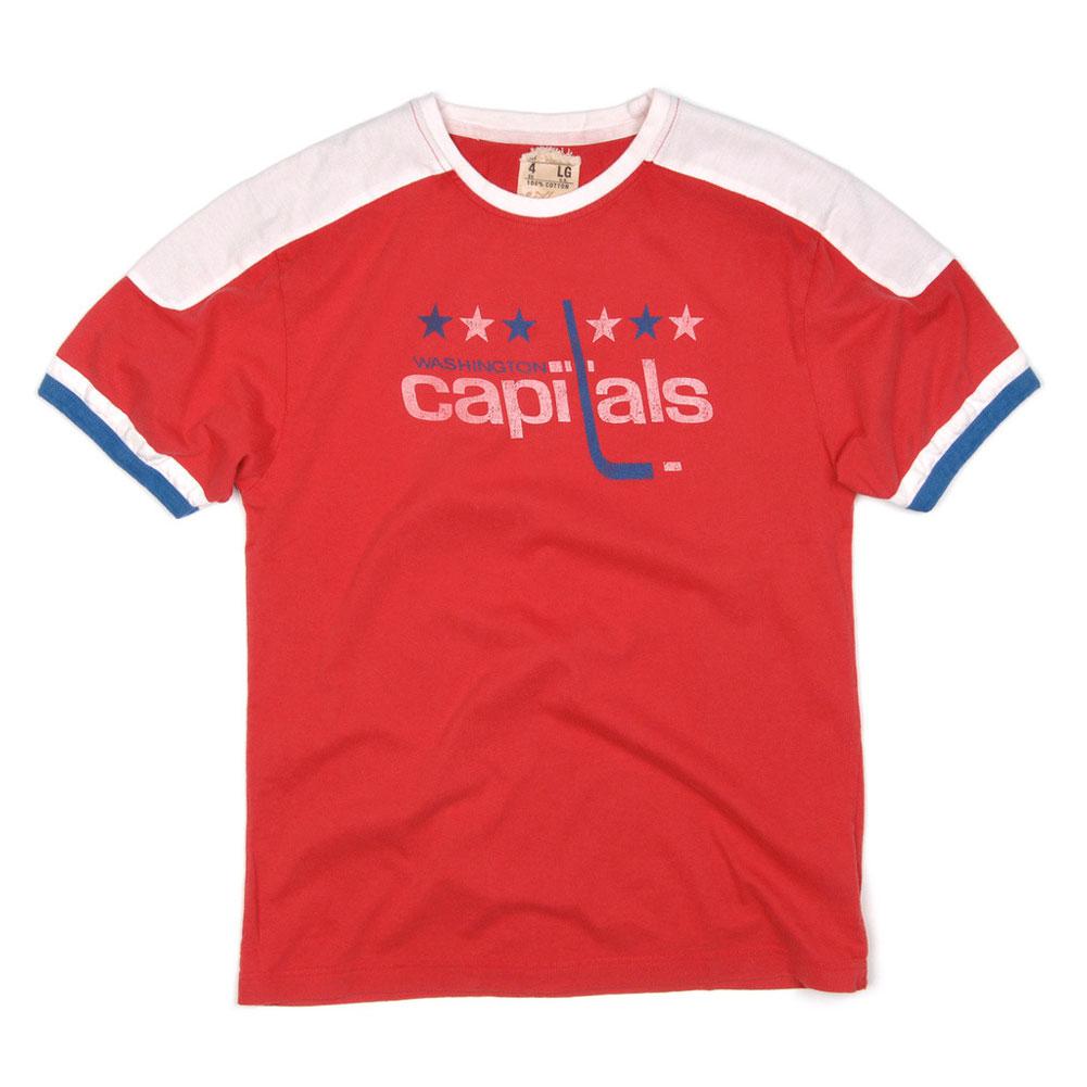 Washington Capitals - Star Logo Remote Control Red Adult Jersey T-Shirt Men's T-Shirts Washington Capitals LG Red 