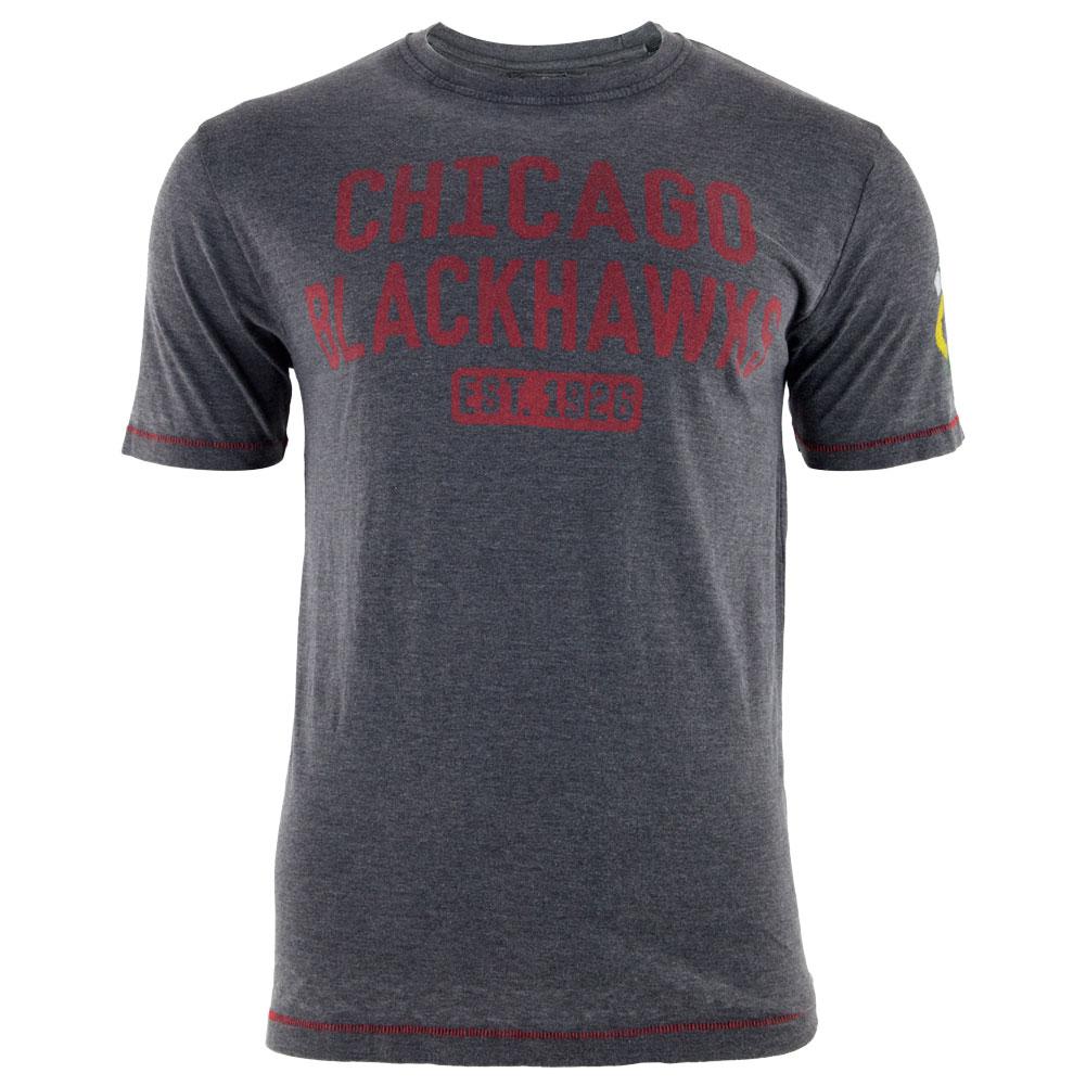 Chicago Blackhawks - Est 1926 Hoist Premium Adult T-Shirt Men's T-Shirts Chicago Blackhawks 2XL Black 