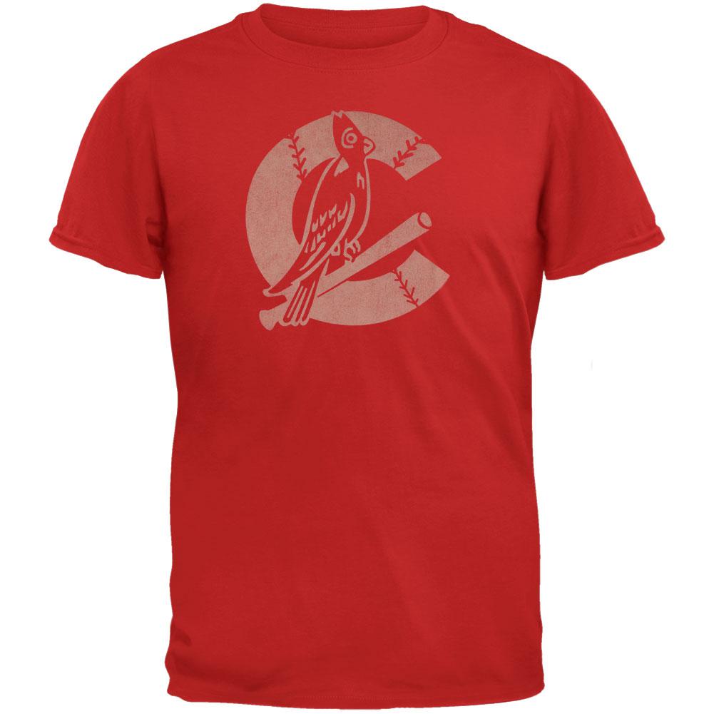 St. Louis Cardinals - Vintage Logo Youth Soft T-Shirt Youth T-Shirts St. Louis Cardinals YXS Red