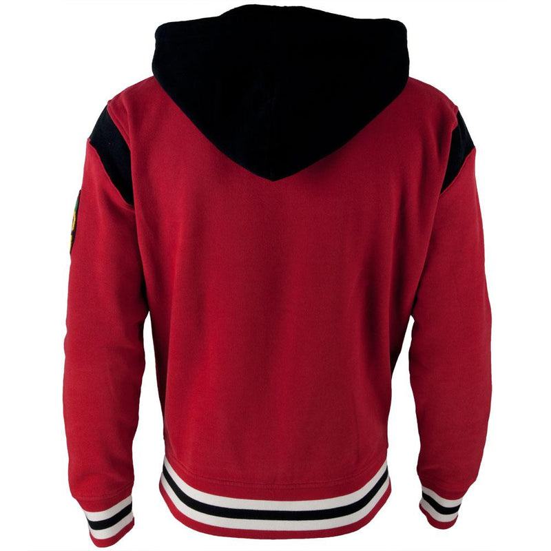 Chicago Blackhawks - Logo Stagger Adult Jacket Men's Jackets Chicago Blackhawks   
