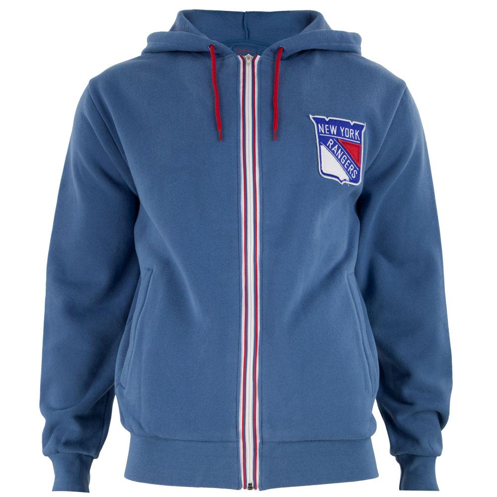 New York Rangers - Logo Ty Adult Zip Hoodie Men's Hoodies New York Rangers 2XL Blue