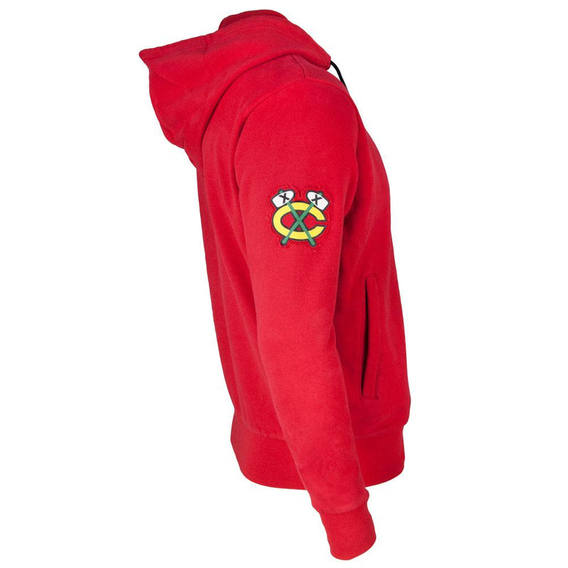 Chicago Blackhawks - Logo Ty Adult Zip Hoodie Men's Hoodies Chicago Blackhawks   