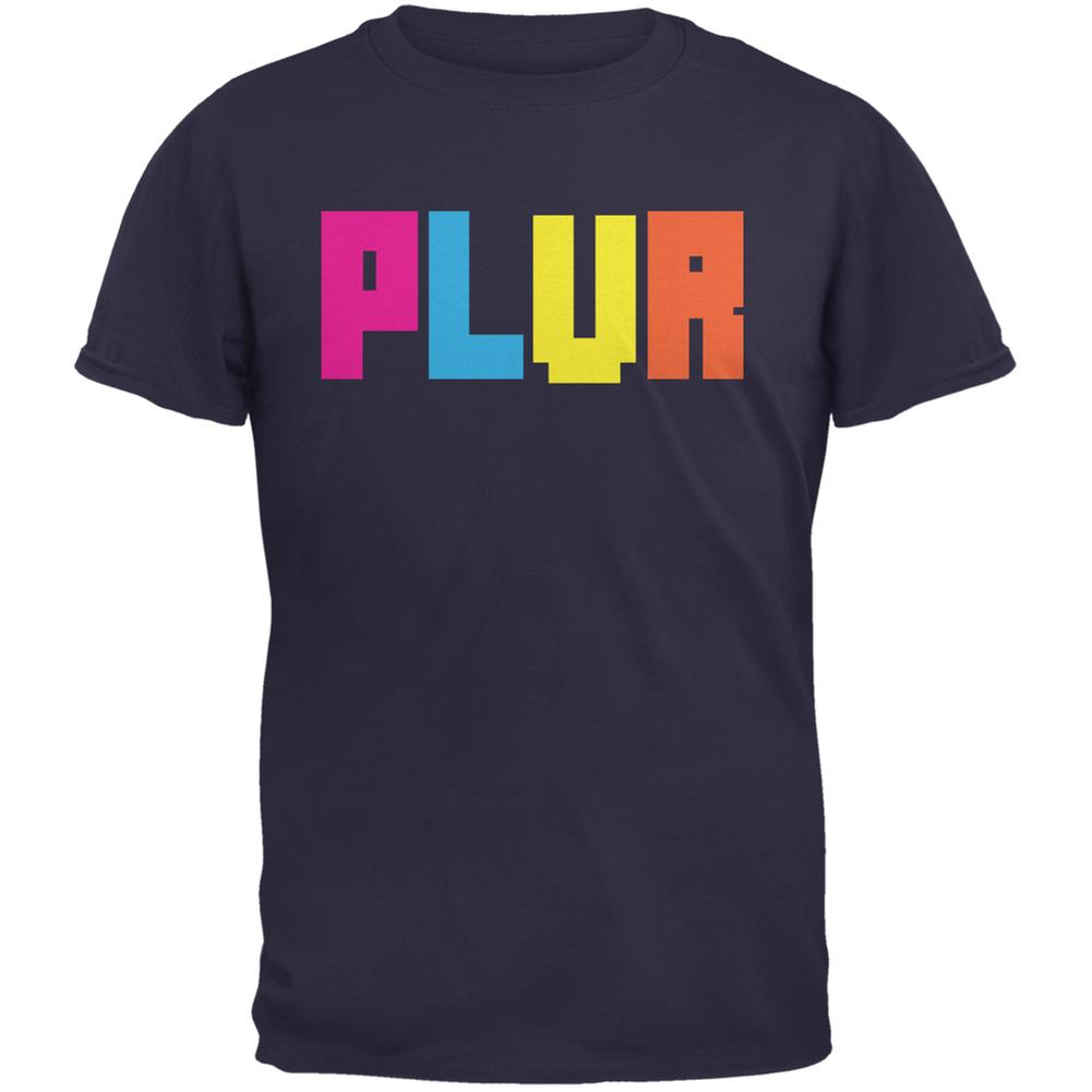 Plur Navy Adult T-Shirt Men's T-Shirts Old Glory 2XL Blue 