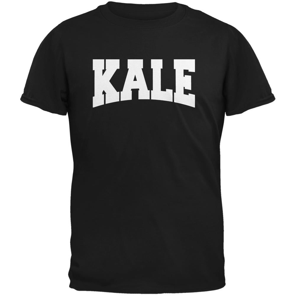 Kale Black Adult T-Shirt Men's T-Shirts Old Glory 2XL Black 