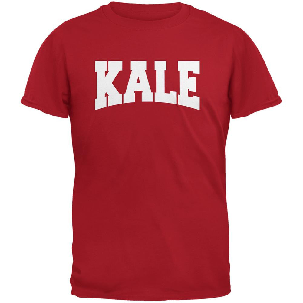 Kale Red Adult T-Shirt Men's T-Shirts Old Glory 2XL Red 