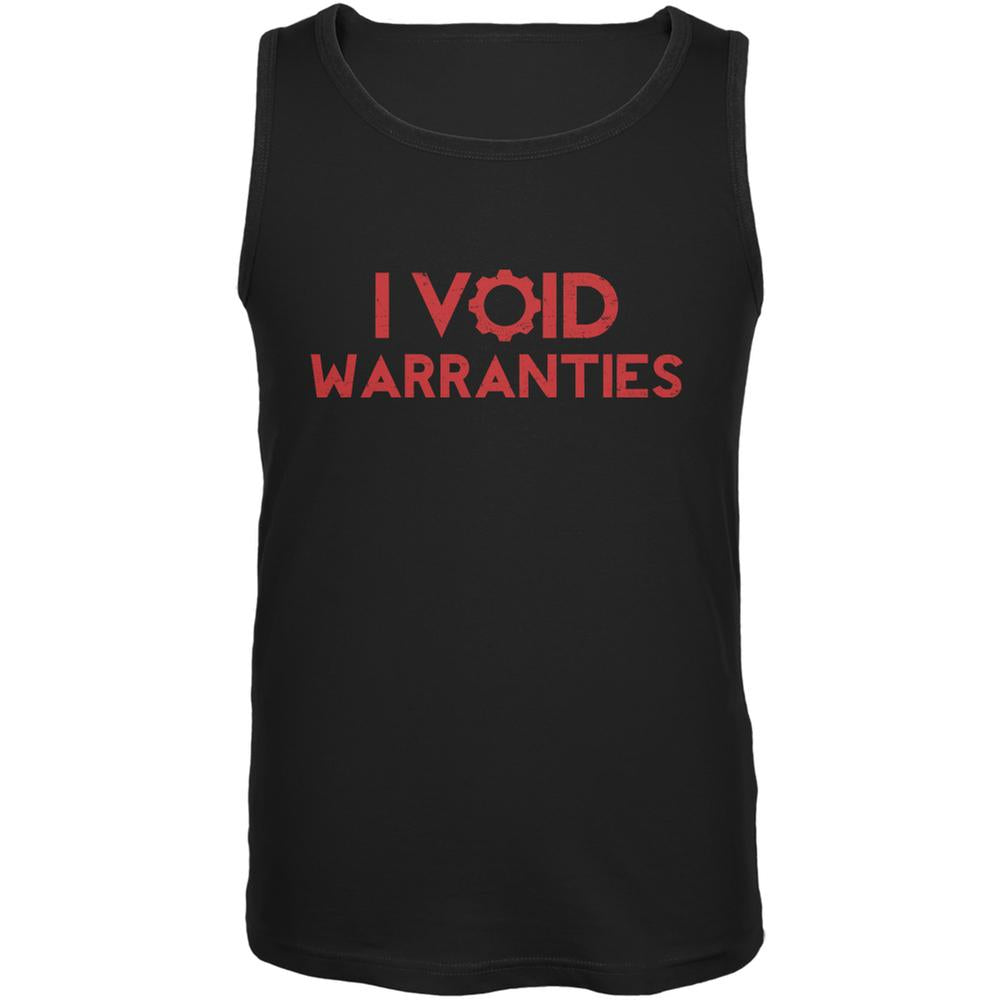 Automotive I Void Warranties Black Adult Tank Top Men's Tank Tops Old Glory 2XL Black 