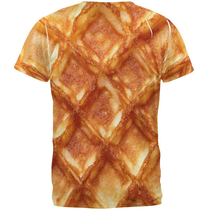 Waffle All Over Adult T-Shirt Men's T-Shirts Old Glory   