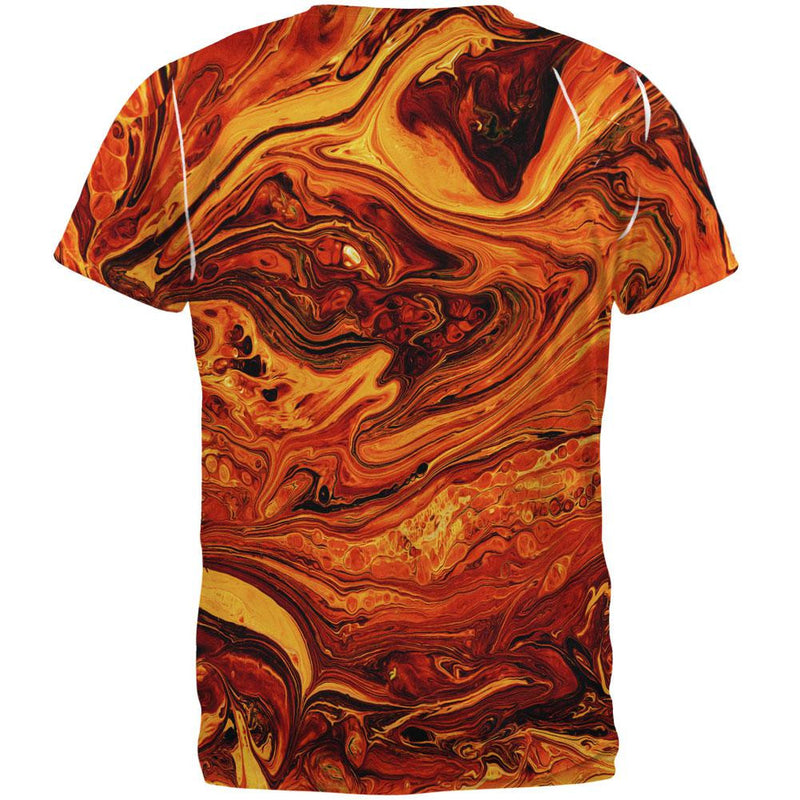 Hot Lava All Over Adult T-Shirt Men's T-Shirts Old Glory   