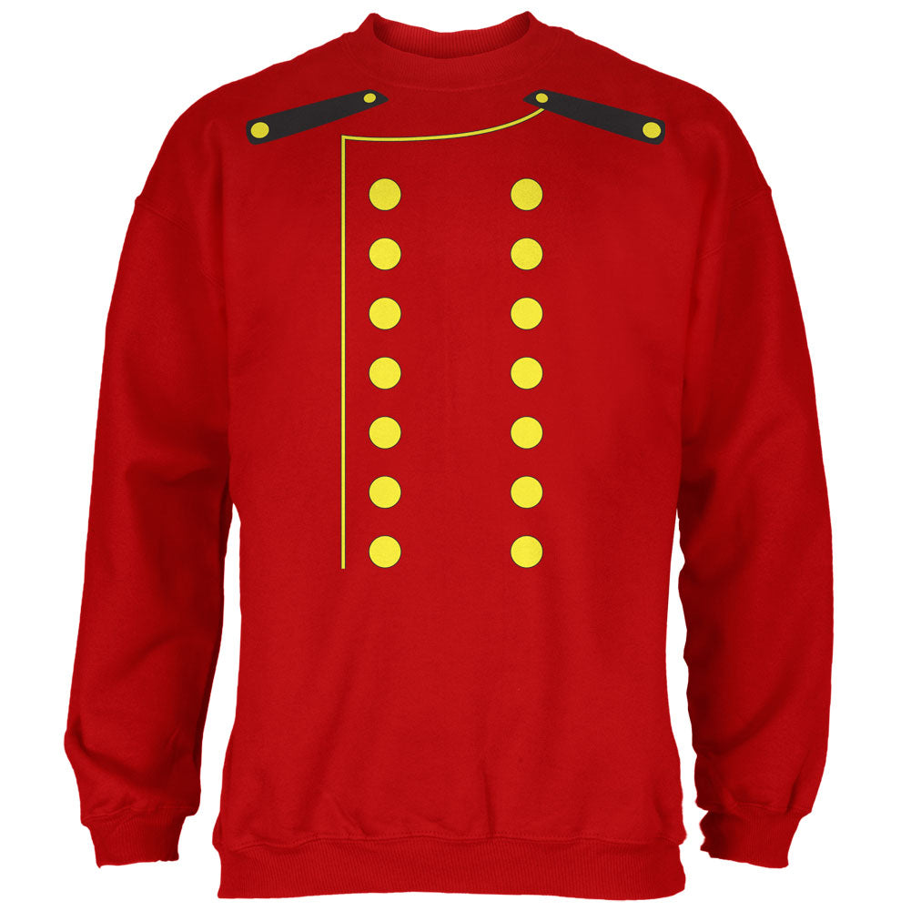 Halloween Hotel Bellhop Costume Red Adult Sweatshirt Men's Sweatshirts Old Glory 3XL Red 