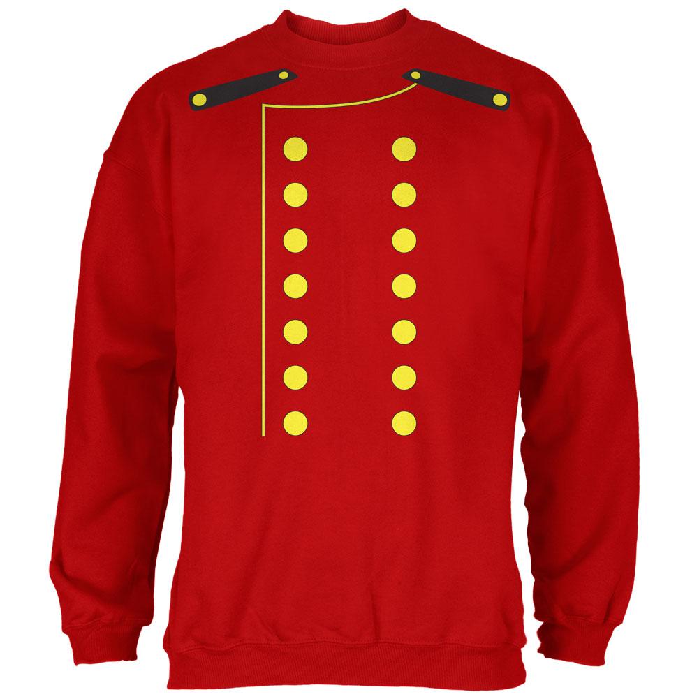 Halloween Hotel Bellhop Costume Red Adult Sweatshirt Men's Sweatshirts Old Glory 2XL Red 