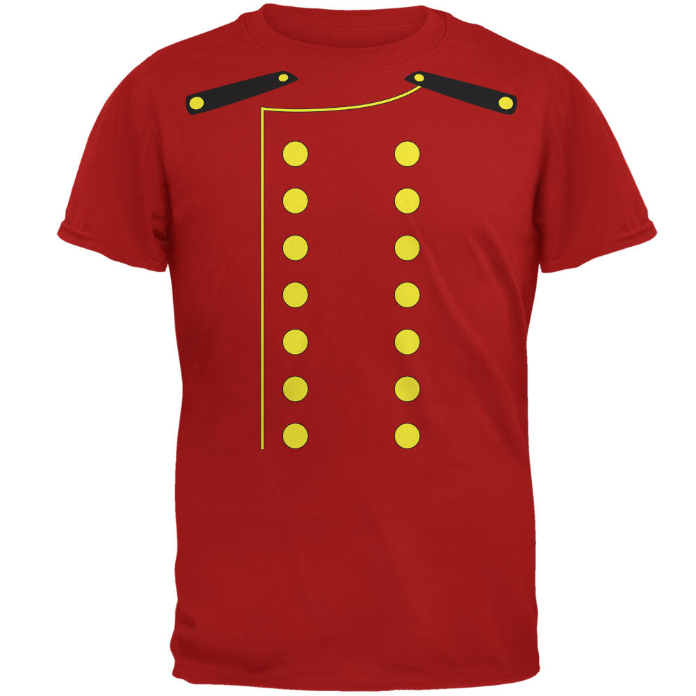 Halloween Hotel Bellhop Costume Red Adult T-Shirt Men's T-Shirts Old Glory 4XL Red 