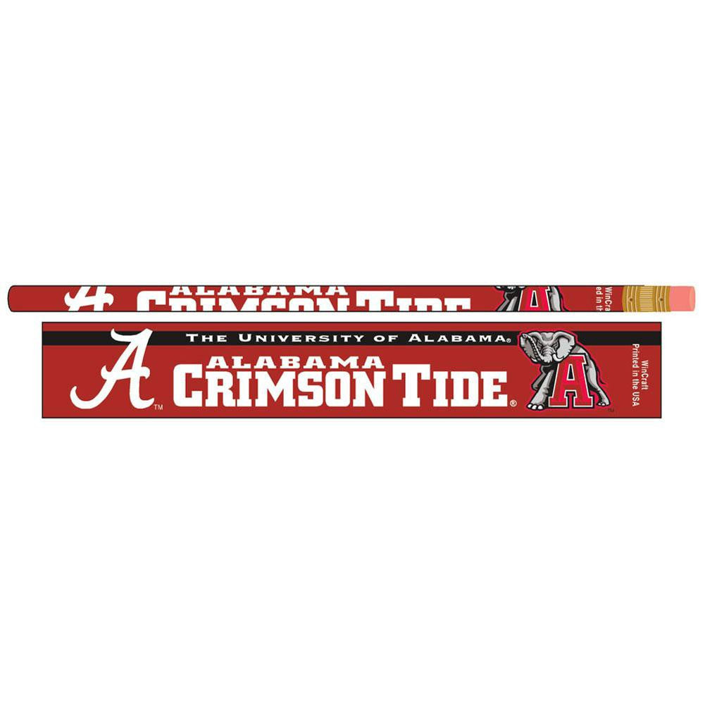 Alabama Crimson Tide - Pencil 6 Pack Pencils Old Glory   