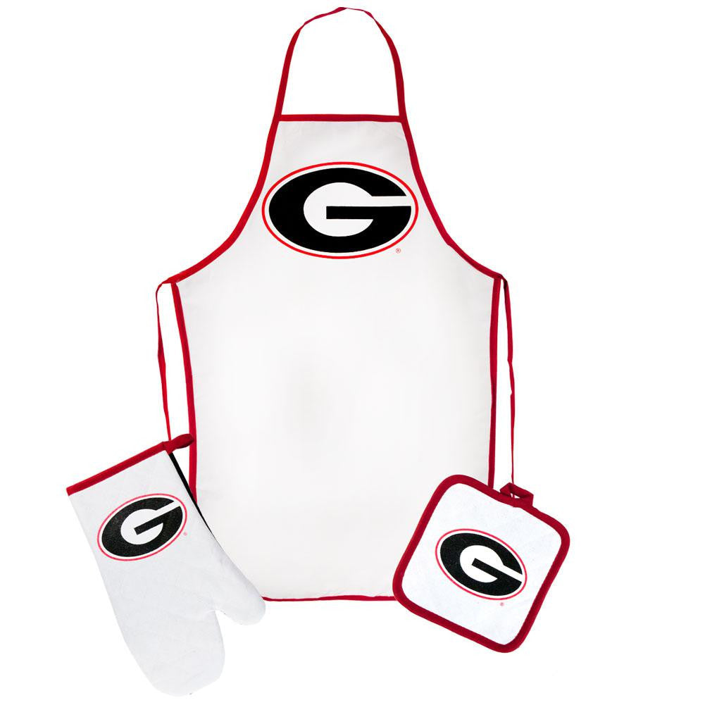 Georgia Bulldogs - Logo Barbeque Tailgate Set Grill Sets Old Glory   