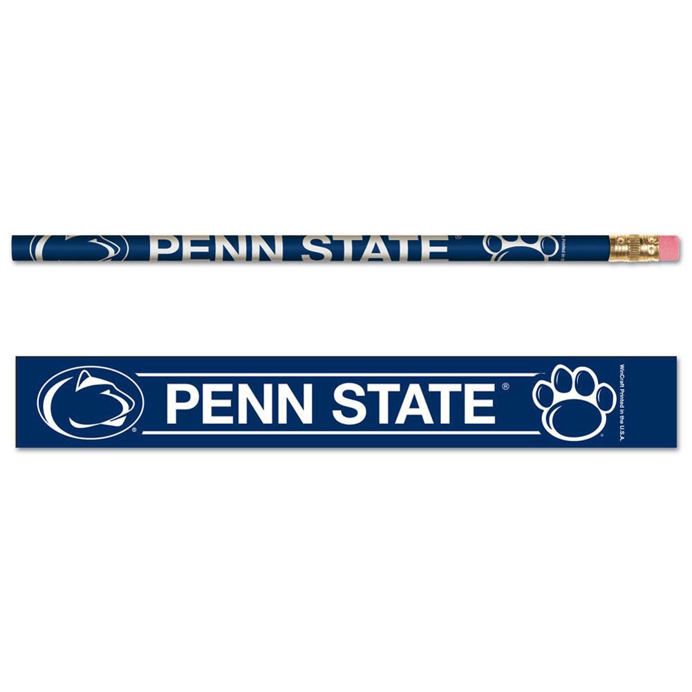 Penn State Nittany Lions - Pencil 6 Pack Pencils Old Glory OS Blue 