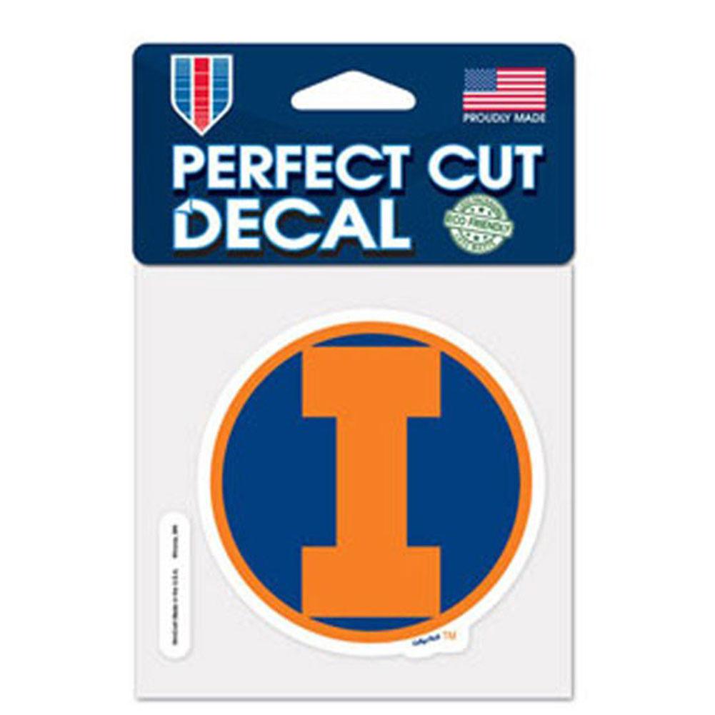 Illinois Fighting Illini - Logo 5x6 Perfect Cut Decal – Old Glory