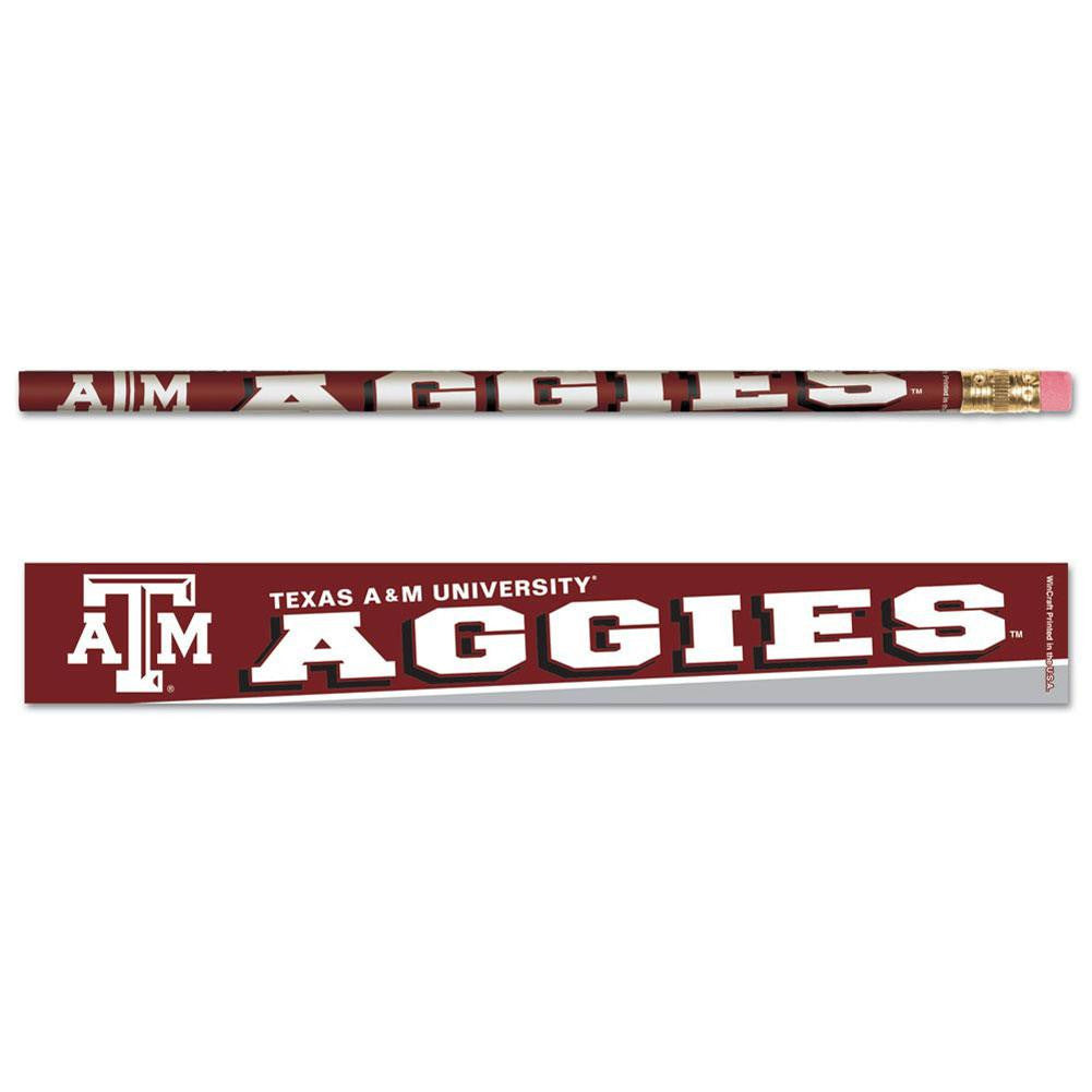 Texas A Aggies - Pencil 6 Pack Pencils Old Glory   