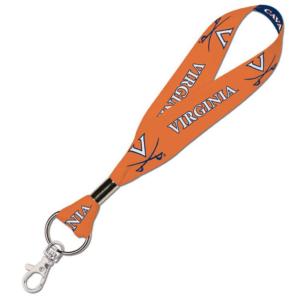 Virginia Cavaliers - Name and Logo 1 Inch Lanyard Key Strap Lanyards Old Glory OS Multicoloured 