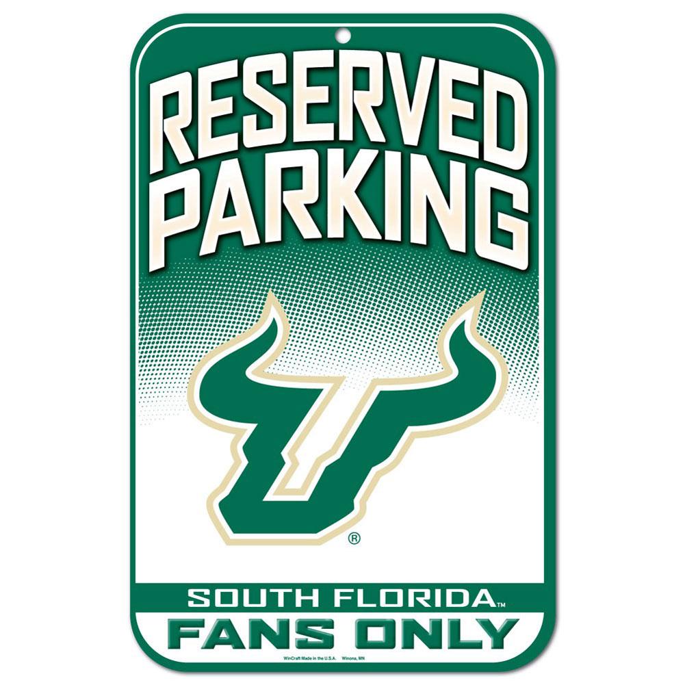 USF Bulls - Reserved Parking Plastic Sign Signs Old Glory OS Green 