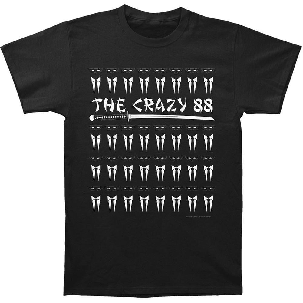 Kill Bill - The Crazy 88 Soft Adult T-Shirt Men's T-Shirts Kill Bill 2XL Black 