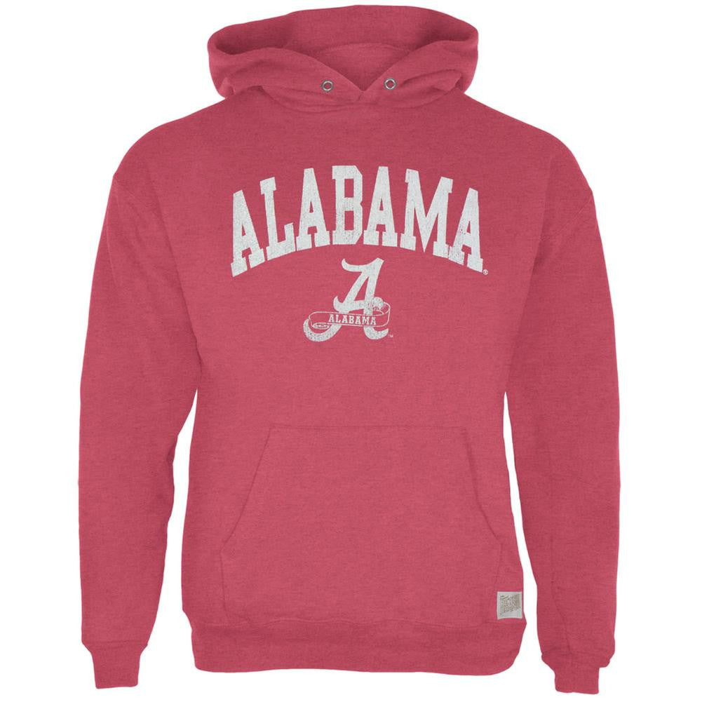 Alabama Crimson Tide - Name & Logo Tri-Blend Adult Pullover Hoodie Men's Hoodies Alabama Crimson Tide   