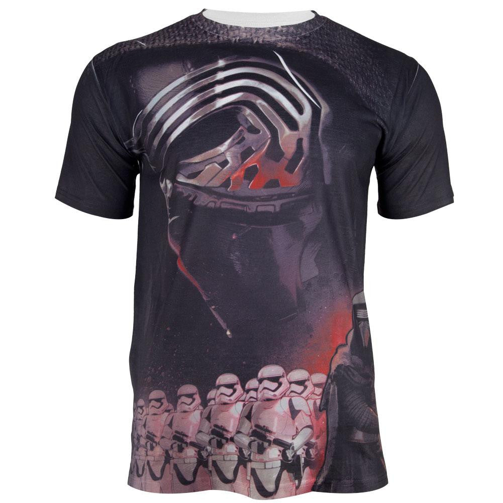 Star Wars - Kylo All-Over Adult T-Shirt Men's T-Shirts Old Glory SM Multi 