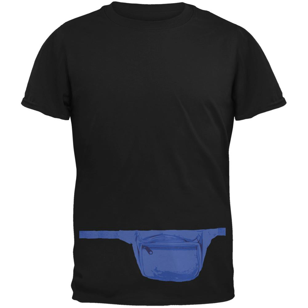 Funny Fanny Pack Black Adult T-Shirt Men's Tank Tops Old Glory 2XL Black 