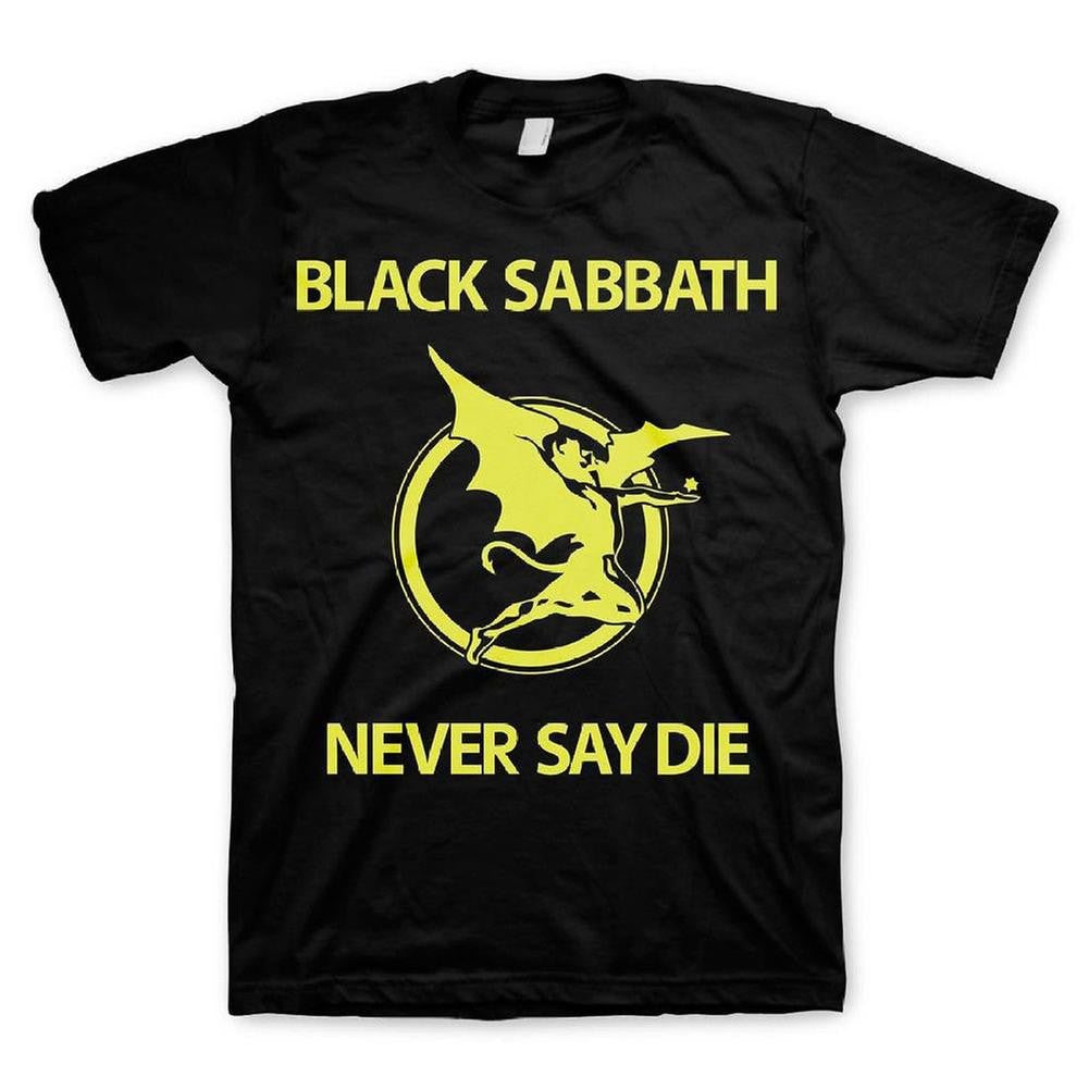 Black Sabbath - Never Say Die Adult T-Shirt Men's T-Shirts Black Sabbath XL Black 