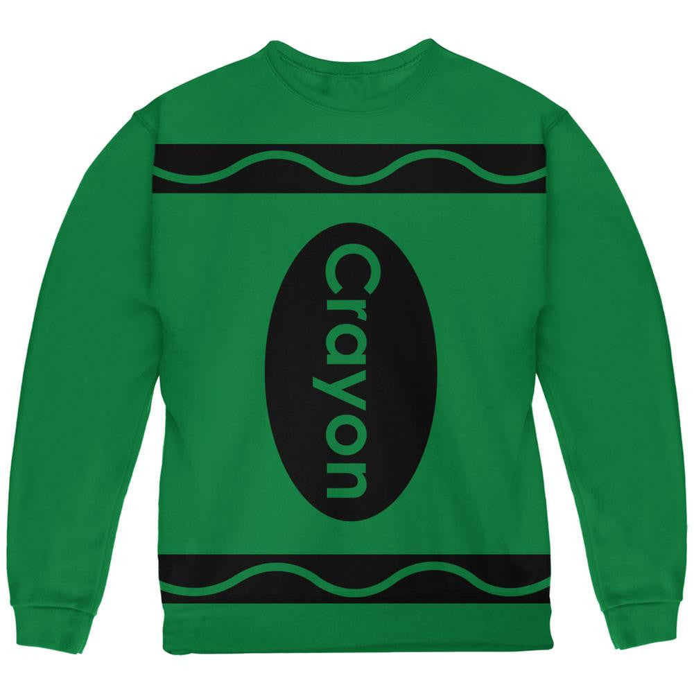 Crayon Costume Green Youth Sweatshirt Youth Sweatshirts Old Glory   