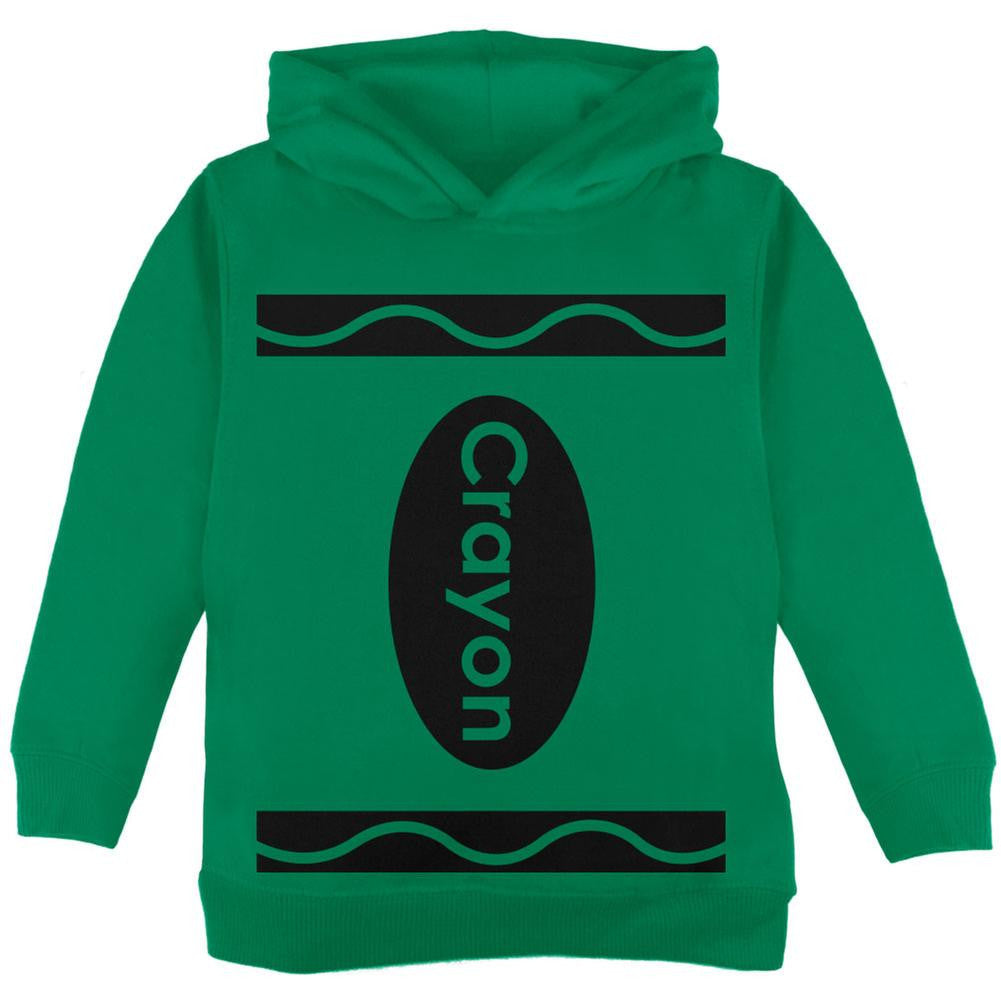 Crayon Costume Green Toddler Hoodie Toddler Hoodies Old Glory   