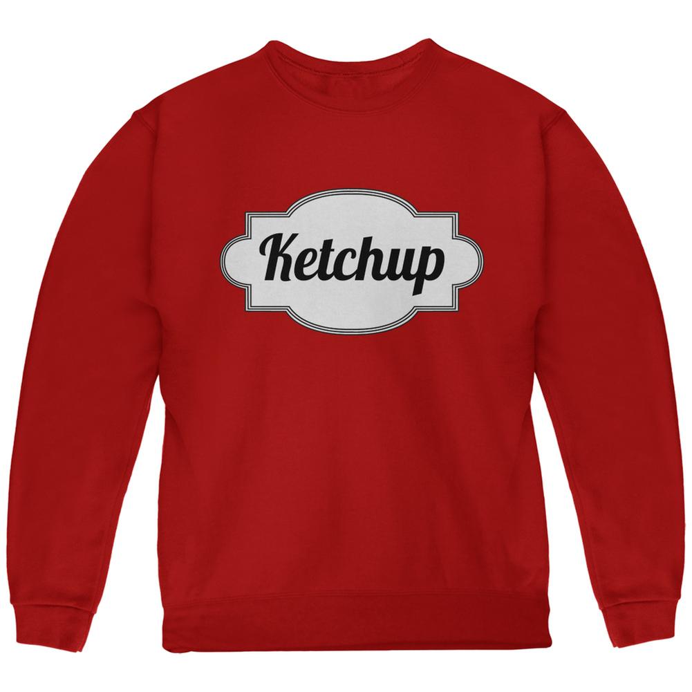 Halloween Ketchup Costume Red Youth Sweatshirt Youth Sweatshirts Old Glory LG Red 