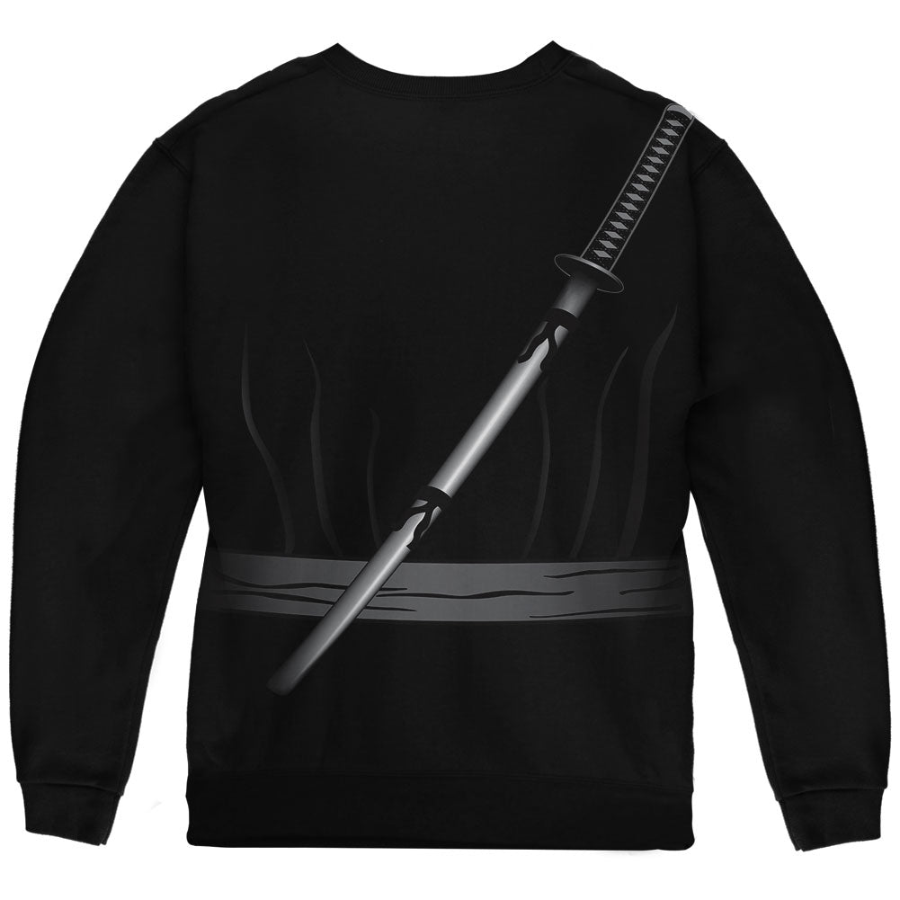 Halloween Costume Ninja Assassin Costume Black Youth Sweatshirt Youth Sweatshirts Old Glory   