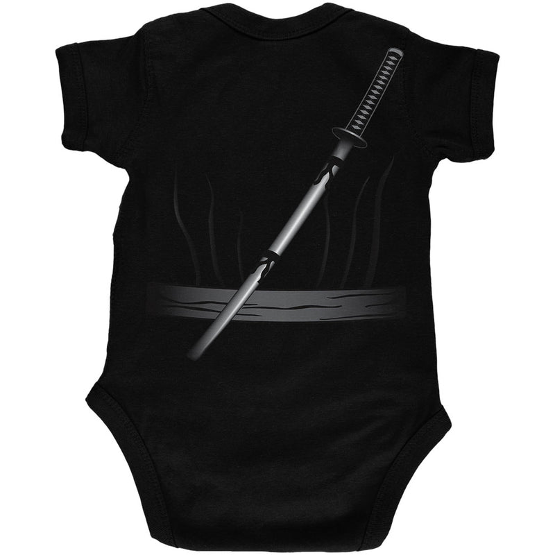 Halloween Costume Ninja Assassin Costume Black Soft Baby One Piece Baby One Piece Old Glory   