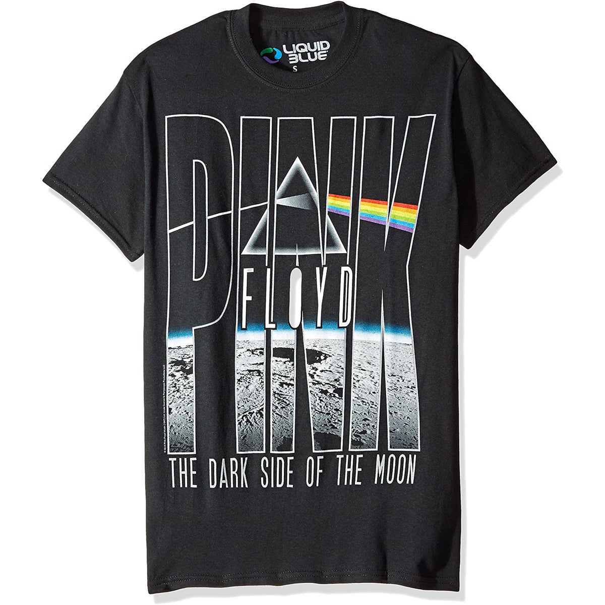 Pink Floyd - Dark Side Orbit Adult T-Shirt Youth T-Shirts Old Glory Black MD 