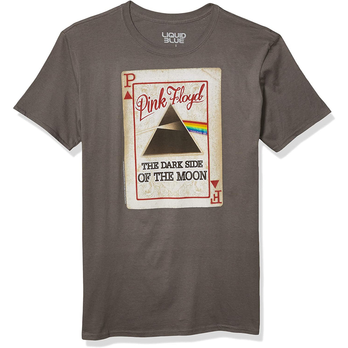 Pink Floyd - Dark Side Deck Adult T-Shirt Youth T-Shirts Old Glory Grey MD 