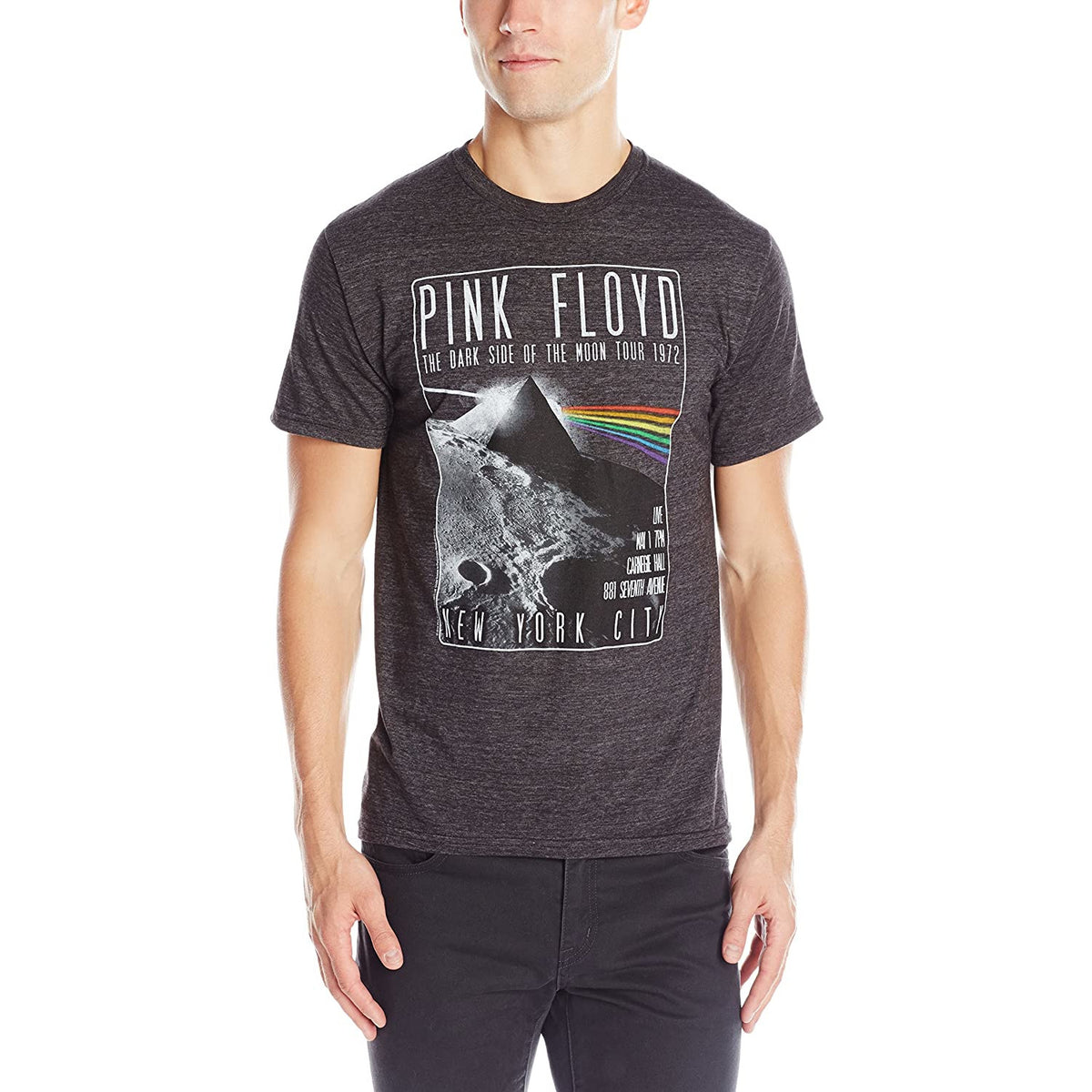 Pink Floyd - Dark Side Live Adult T-Shirt Youth T-Shirts Old Glory Grey MD 