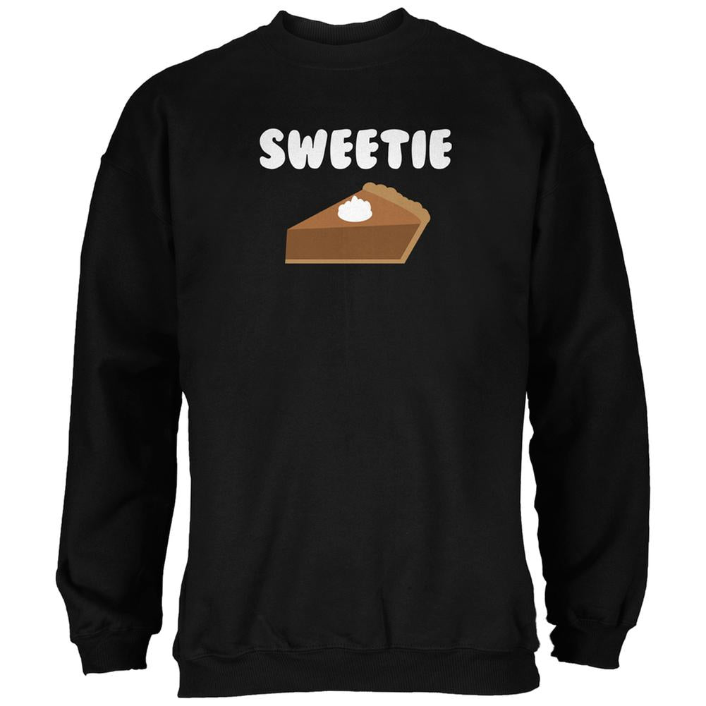 Thanksgiving Sweetie Pie Black Adult Sweatshirt Men's Sweatshirts Old Glory 2XL Black 